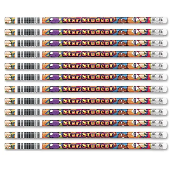 Star Student Pencils, 12 Per Pack, 12 Packs {1}