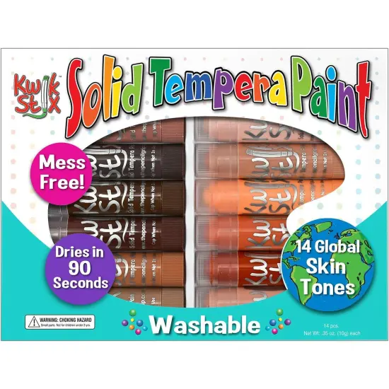 Tempera Paint Sticks Global Skin Tone Set, Pack of 14 {2}