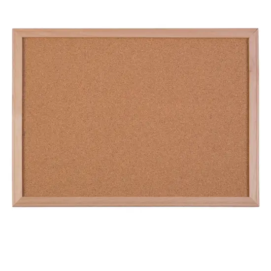Wood Framed Cork Board, 18" x 24" {1}
