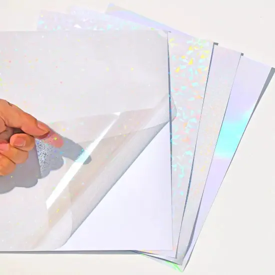 Kitcheniva Holographic Vinyl Laminate Film 36 Sheets {2}