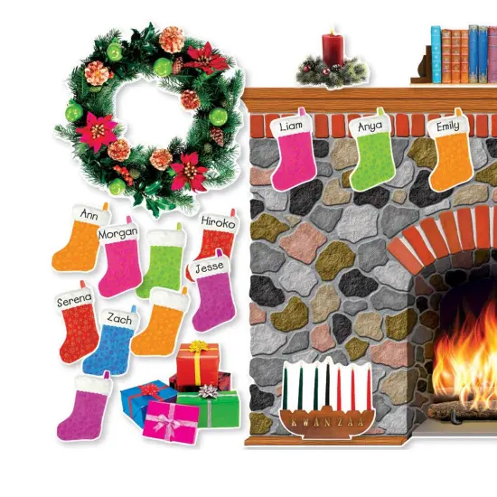 Holiday Hearth Bulletin Board Set {3}