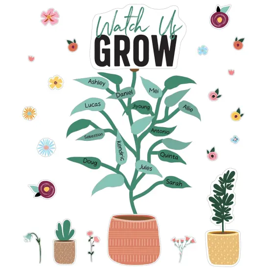 Grow Together Watch Us Grow Bulletin Board Set {1}