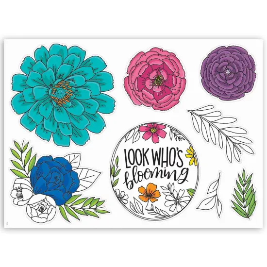 Bright Blooms Blooming Minds Bulletin Board Set {5}