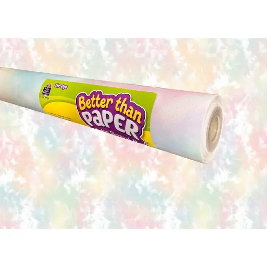 Better Than Paper Bulletin Board Roll, Tie-Dye, 4-Pack {3}