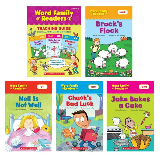 Word Family Readers Book Set, 5 Copies of 16 Titles {4}