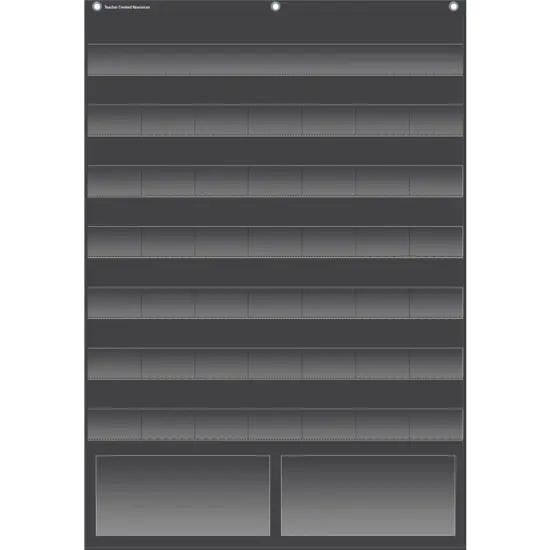 Black Calendar Pocket Chart (25" x 36") {1}