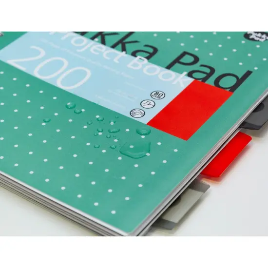 Metallic Green Letter Sized Subject Divider Notebook - Pack 3 {6}