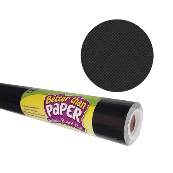 Better Than Paper&reg; Bulletin Board Roll, 4' x 12', Black, 4 Rolls {1}