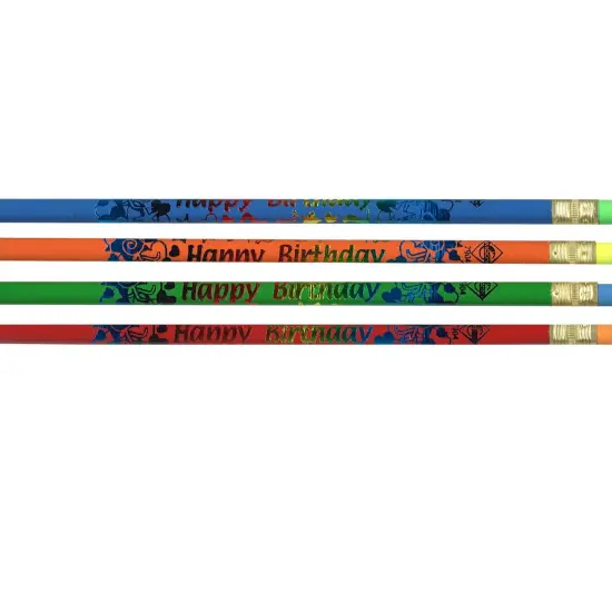 Happy Birthday Pencils, 12 Per Pack, 12 Packs {1}