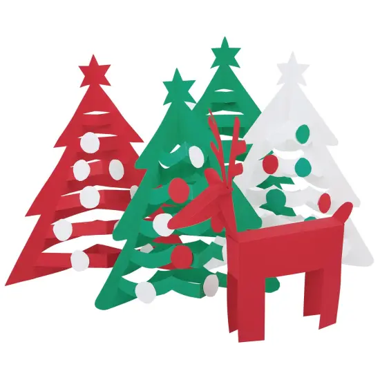 Construction Paper, Holiday Assortment, 9" x 12", 150 Sheets Per Pack, 3 Packs {4}