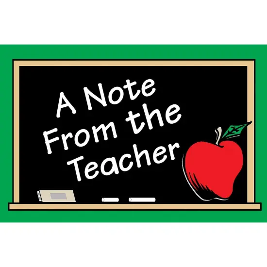 A Note from the Teacher Postcards, 30 Per Pack, 6 Packs {2}