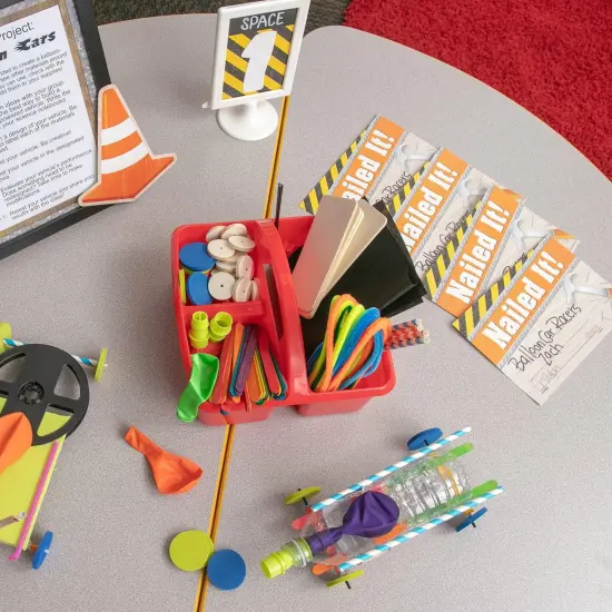 Red Plastic Storage Caddy, Pack of 6 {5}