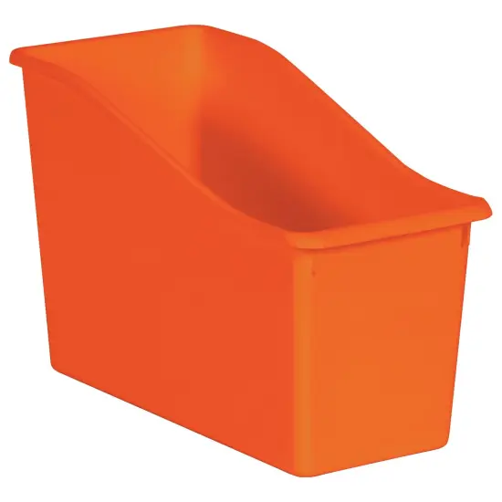 Orange Plastic Book Bin, Pack of 6 {2}