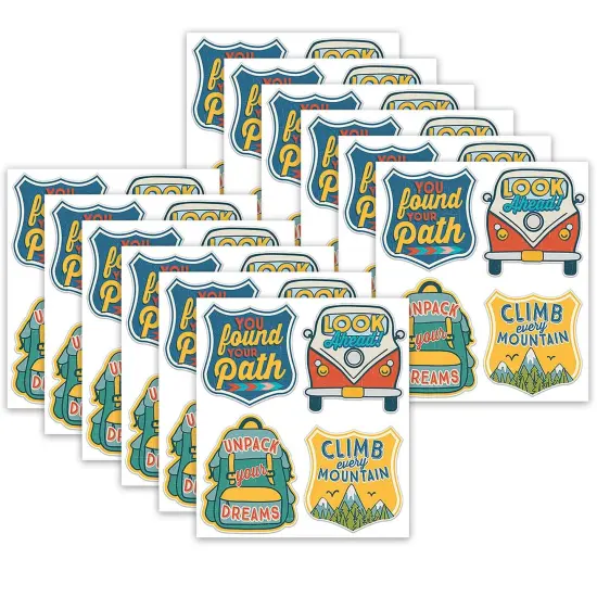 Adventurer Sticker Badges Stickers, 40 Per Pack, 12 Packs {1}
