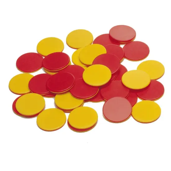 Two-Color Counters - Plastic - 200 Per Set - 2 Sets {2}
