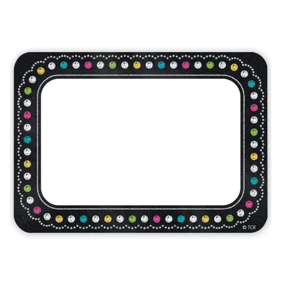 Chalkboard Brights Name Tags/Labels, 36 Per Pack, 6 Packs {2}