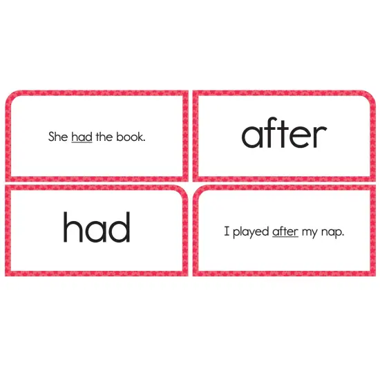 Basic Sight Words Flash Cards, 3 Packs {3}