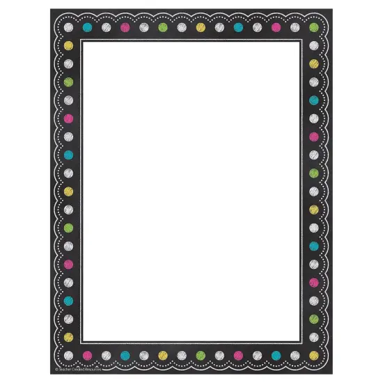 Chalkboard Brights Computer Paper, 50 Per Pack, 6 Packs {2}