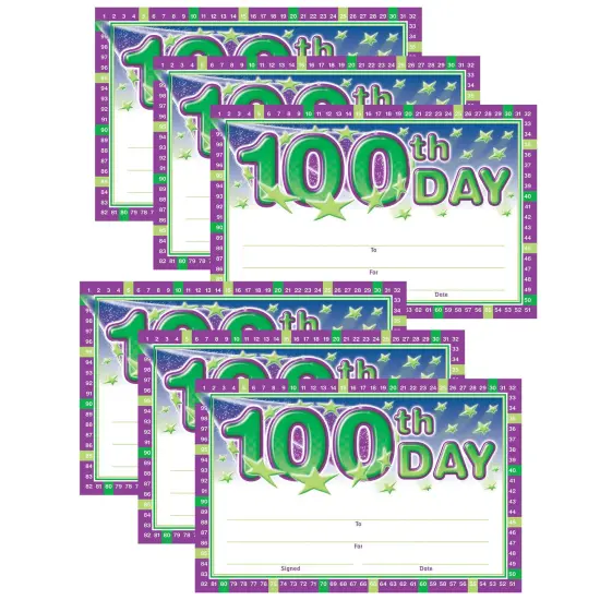100th Day Anytime Awards, 36 Per Pack, 6 Packs {1}