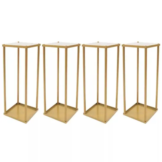 Gold Metal Floor Stand Wedding Backdrop Decor {1}