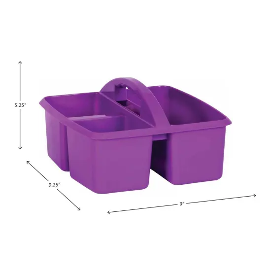 Purple Plastic Storage Caddy, Pack of 6 {4}