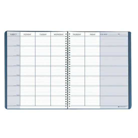 Teachers Planner, Blue, 8-1/2" x 11", Pack of 2 {2}