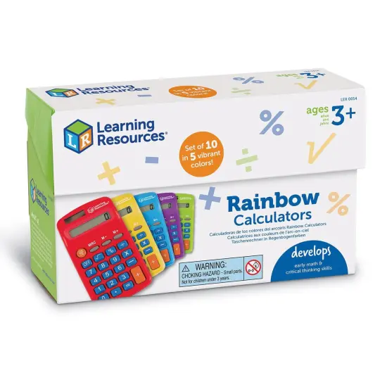 Rainbow Calculators, Set of 10 {5}