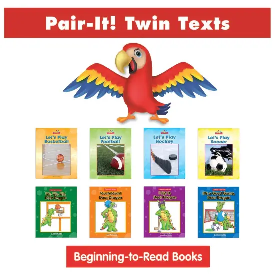 A Complete Sports Pair-It! Twin Text Set, 8 Books, Paperback {4}