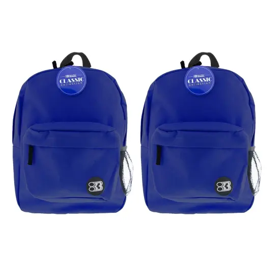 Classic Backpack 17" Blue, Pack of 2 {1}