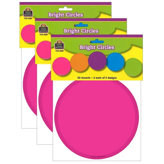 Bright Circles Accents, 30 Per Pack, 3 Packs {1}