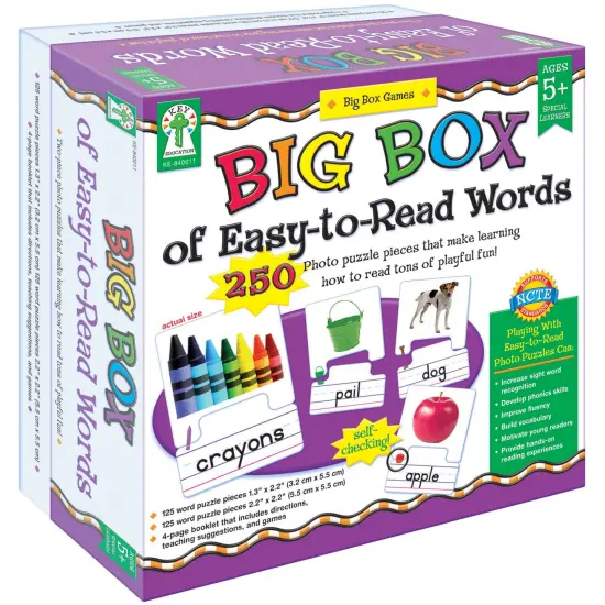 Big Box of Easy-to-Read Words Board Game, Grade K-2 {1}