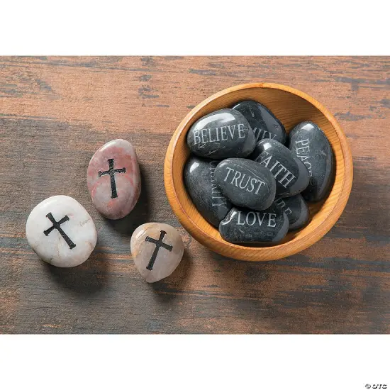 Cross Worry Stones - 12 Pc. {5}