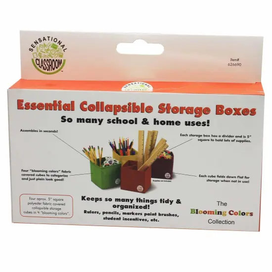 Essential Collapsible Storage Boxes, Set of 4, 2 Sets {2}
