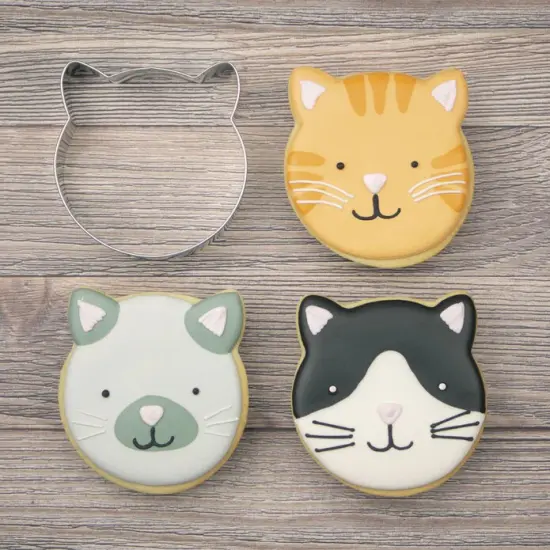 Ann Clark Cat Face Cookie Cutter {4}