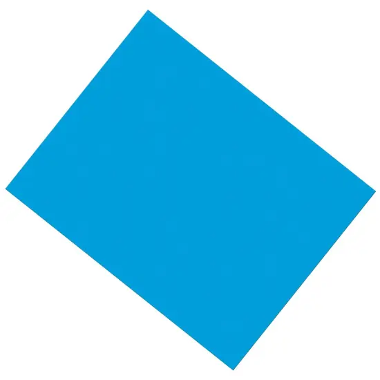 Coated Poster Board, Blue, 22" x 28", 25 Sheets {1}