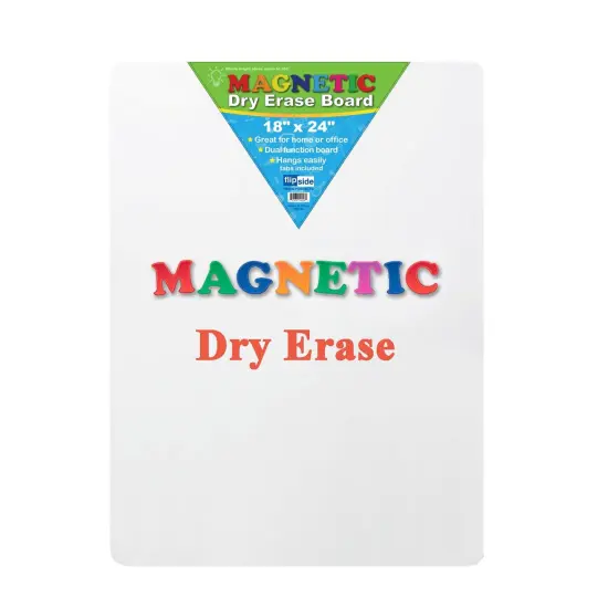 Magnetic Dry Erase Board, 18" x 24" {3}