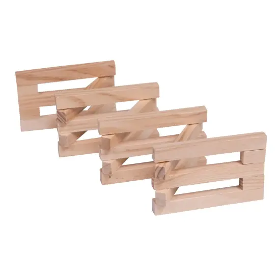 Wooden Fences - Set of 4 {2}