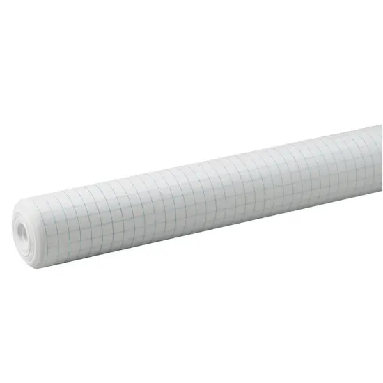 Grid Paper Roll, White, 1/2" Quadrille Ruled 34" x 200', 1 Roll {1}