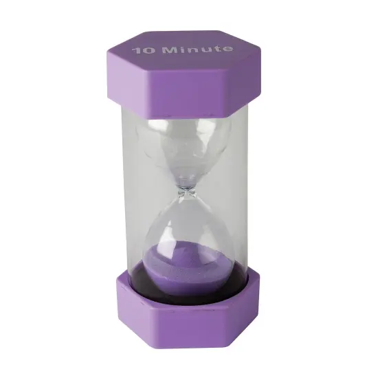 Large Sand Timer, 10 Minute, Purple {1}