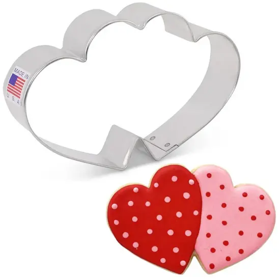 Ann Clark Double Heart Cookie Cutter {1}
