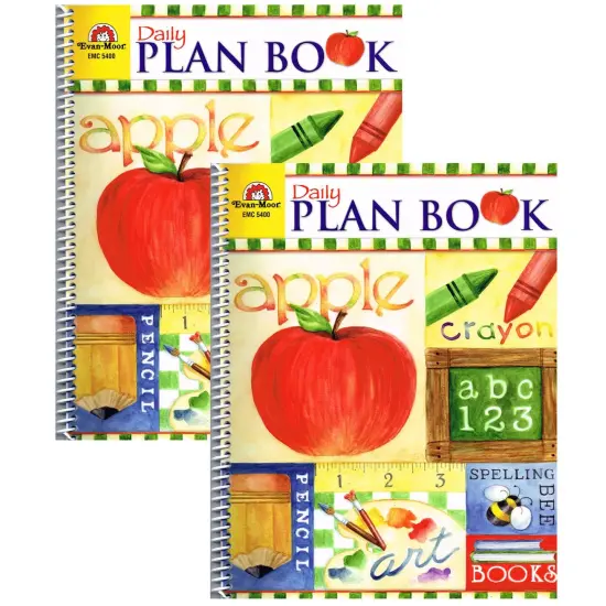 School Days Daily Plan Book, Pack of 2 {1}
