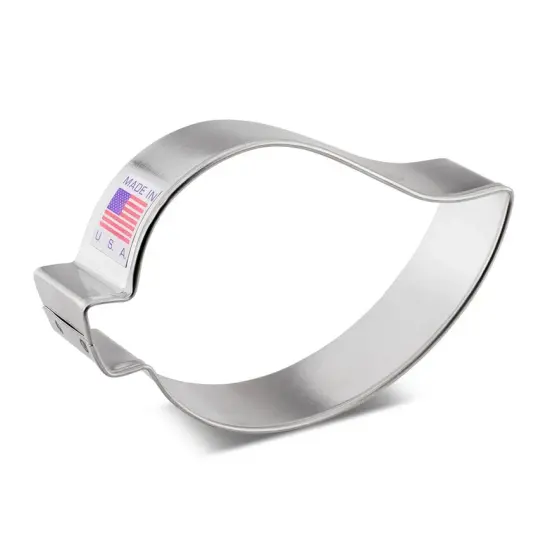 Ann Clark Teardrop Leaf Cookie Cutter 3 3/4" x 2 3/8" {4}