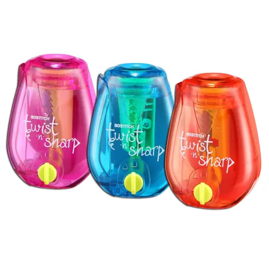 Twist-n-Sharp&trade; Kids Pencil Sharpener, Assorted Colors, Pack of 6 {4}