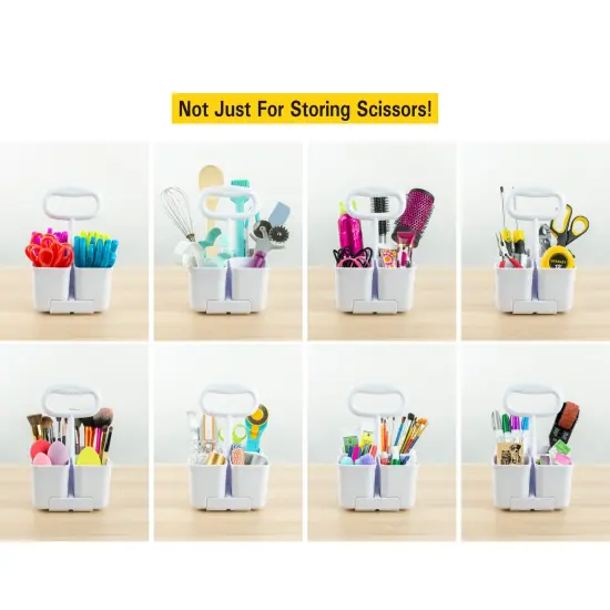 Art & Scissor Caddy with 24 Pack of Blunt Tip Kids Scissors {3}