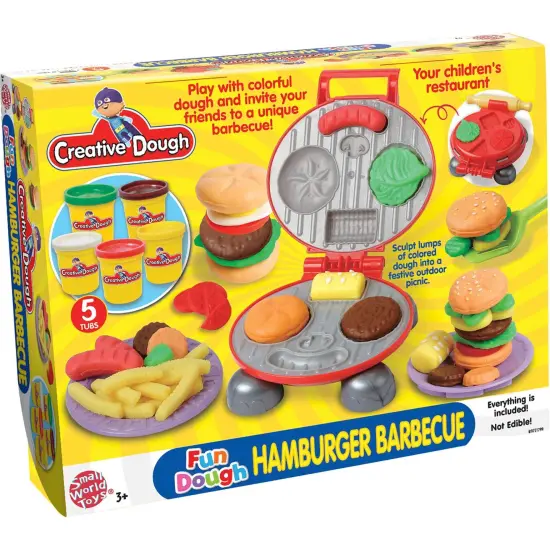 Creative Dough Fun Dough Activity Set - Hamburger BBQ {1}