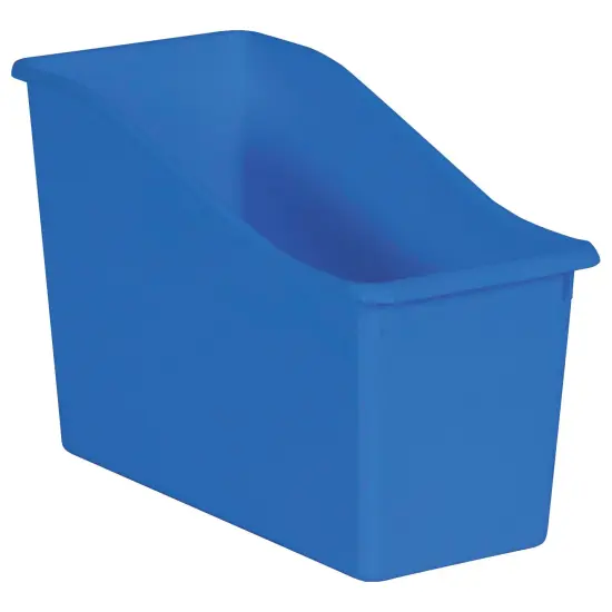 Blue Plastic Book Bin, Pack of 6 {2}