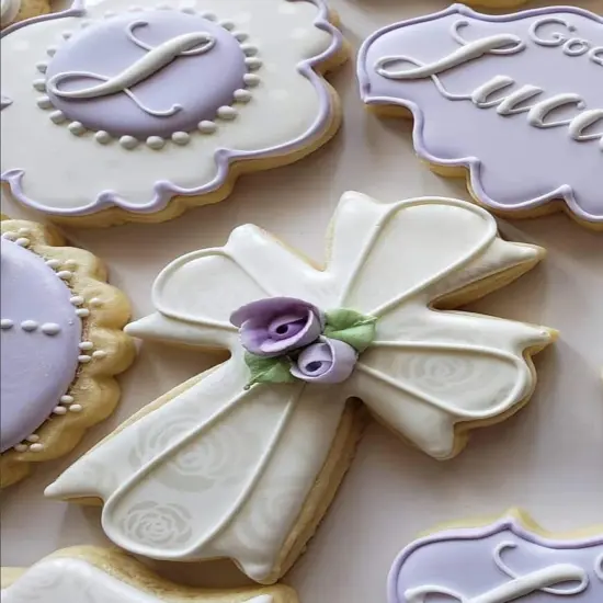 Ann Clark Large Fancy Cross Cookie Cutter, 4.5" {5}