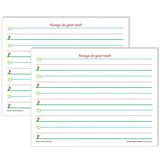 Smart Start K-1 Writing Paper: 100 Sheets Per Pack, 2 Packs {1}