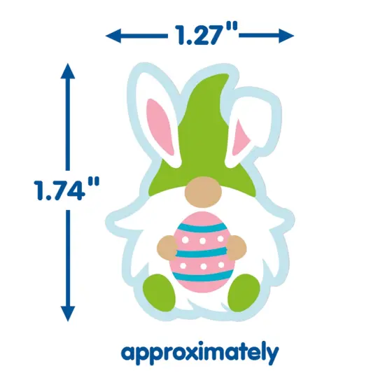 Easter Gnome Giant Stickers, 36 Per Pack, 12 Packs {2}