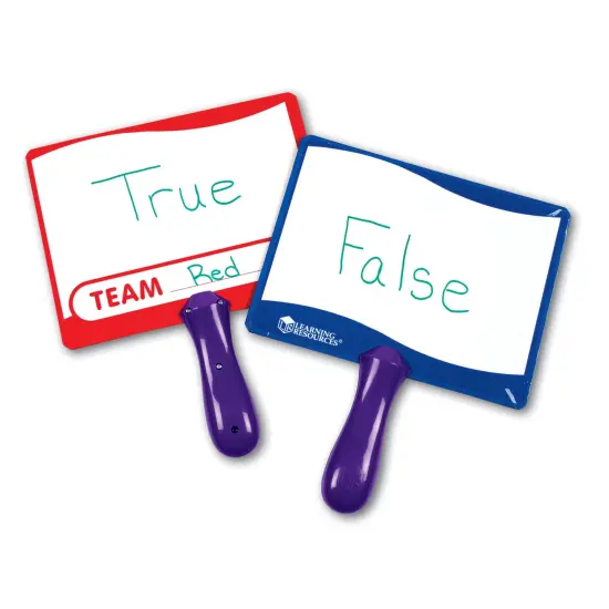 Write-on/Wipe-off Answer Boards, Set of 10 {1}